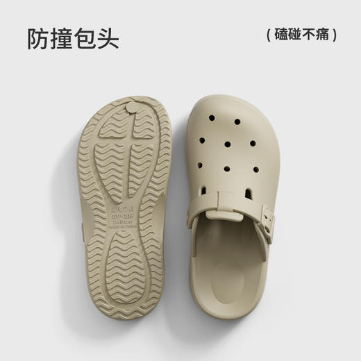 朴西悦行勃肯包头凉拖鞋2026款女EVA夏季户外防滑防臭花园洞洞鞋 商品图2