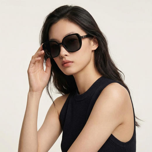 7886895679060 Salvatore Ferragamo 【商场同款】菲拉格慕新品时尚显瘦墨镜女款大框太阳镜潮流百搭 商品图5