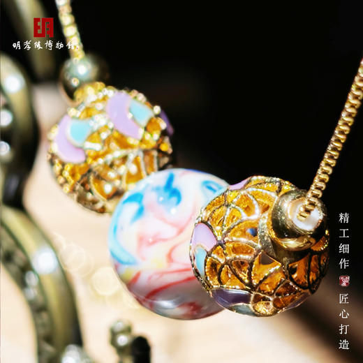 【明孝陵博物馆监制】柴战柱大师作·绞胎瓷首饰系列 商品图3