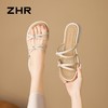 ZHR则则法式厚底增高一字拖鞋外穿2026夏季新款百搭细带女鞋时尚 商品缩略图4