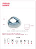8058992244690 DIESEL 【新年送礼推荐】女士中号GRAB D丹宁牛仔蓝可颂折褶手提包 （长37cm*宽16cm*高38cm） 商品缩略图6