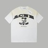 ACNE进口田岛机器刺绣皮革字母logo成衣喷马骝工艺洗水洗褪效果情侣短袖T恤 商品缩略图1