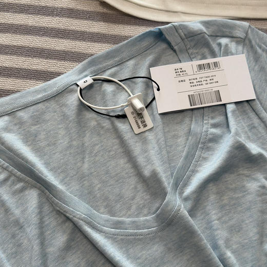 法国设计师品牌天丝羊毛短袖T恤 商品图3