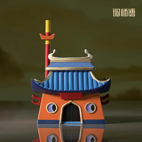 铜师傅《大闹天宫之大圣小庙》正版授权客厅国潮铜摆件