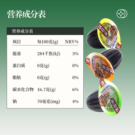 广西梧州特产双钱龟苓膏 袋装什锦啫喱杯360g*2袋 商品图3