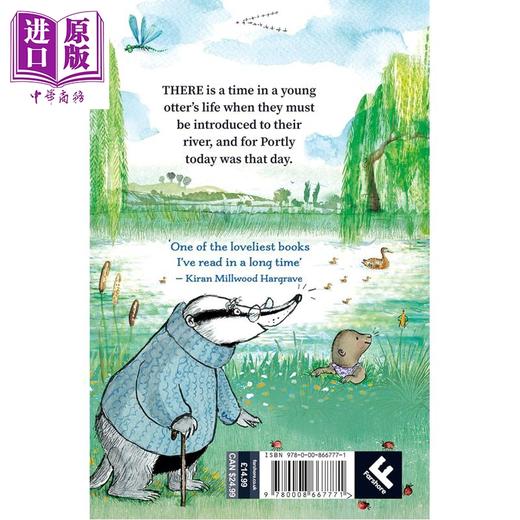 预售 【中商原版】柳林风声新传奇 水獭波特利 The Adventures of Portly the Otter 英文原版 儿童文学读物 彩图章节书 进口 精装 商品图4