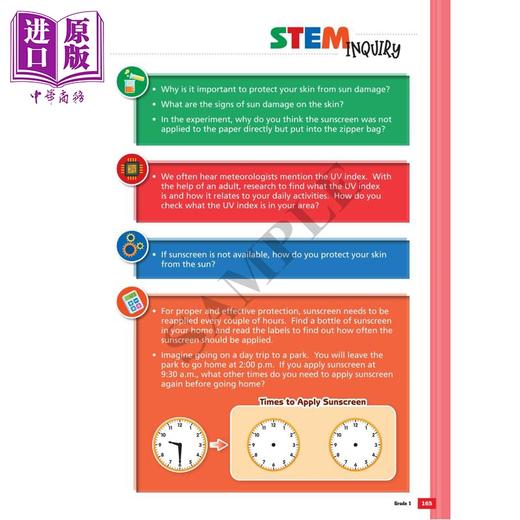 【中商原版】Complete STEM Smart Grade 1 加拿大课程练习册 STEM 智慧全攻略 1年级 英文原版进口 科学技术工程数学跨学科 商品图4