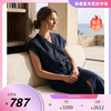 PALUOPO/PLV领透气度假风提花亚麻显瘦桑蚕丝连衣裙ES260113Z 商品缩略图0
