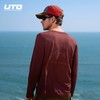 UTO悠途15.5微米美利奴羊毛长袖男女运动T恤户外跑步徒步上衣保暖92604117、92604217 商品缩略图4