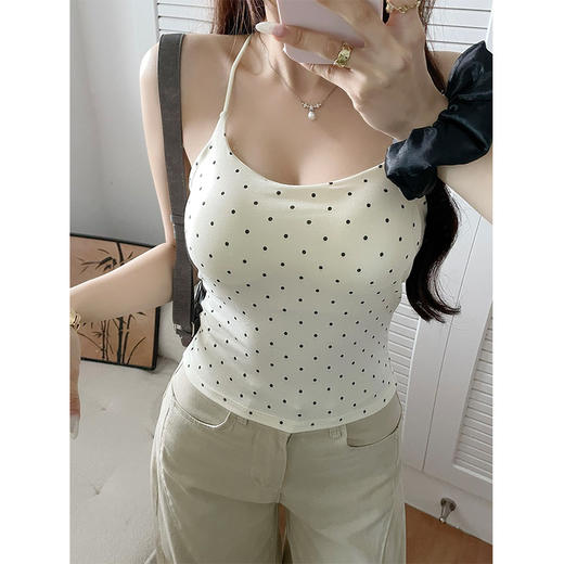 夏季纯欲工字美背少女内搭带胸垫-纪念日百货门店同款171893333 商品图2