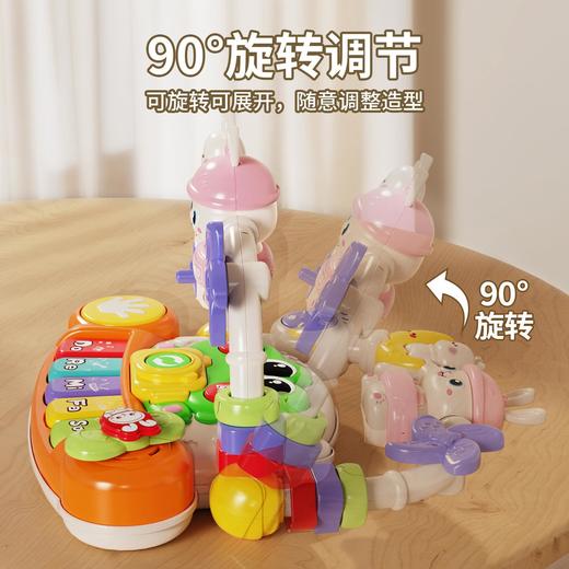 儿童早教音乐琴宝宝互动音乐机多功能打地鼠过家家益智趣味玩具★娃娃优选 商品图2