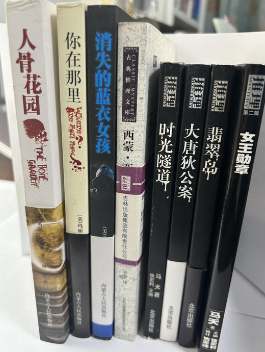 《人骨花园》《消失的蓝衣女孩》《你在哪里》《西蒙亚克的使命》《大唐狄公案》《翡翠岛》《时光隧道》《女王勋章》8本90包邮 商品图7