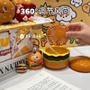 【19.9❗️多功能汉堡小风扇+镜子】夏季新款卡通汉堡包风扇 创意风扇 桌面静音风扇 带美妆镜 可充电 六一儿童节礼物 商品缩略图4