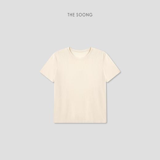 THESOONG|"冰感T"莱赛尔混纺抗皱丝滑亲肤圆领短袖T恤9064 商品图1