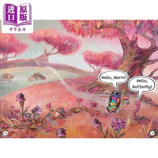 【中商原版】桥梁漫画 小虫子和蝴蝶1 Worm and Butterfly Are Friends Always 英文原版 儿童图画小说 彩图故事书 进口童书 商品图2