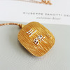 【天然正品】AU750黄金时尚设计款12生肖系列申猴造型配钻石吊坠项链 040526NJS33 商品缩略图5