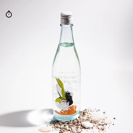 企鹅市集|山口县大岭酒造ohmie 夏季限定三粒米美人鱼清酒720ml 青苹果柑橘香 商品图1