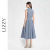 LIZZY夏季简约知性衬衫式A字连衣裙 商品缩略图2