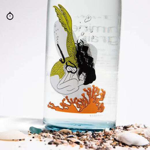 企鹅市集|山口县大岭酒造ohmie 夏季限定三粒米美人鱼清酒720ml 青苹果柑橘香 商品图2