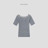 THESOONG|"经典百搭"法式条纹柔和配色不挑肤短袖上衣9067 商品缩略图2