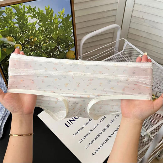 冰丝系列日系甜美蕾丝边少女内裤-纪念日百货门店同款171393259 商品图3