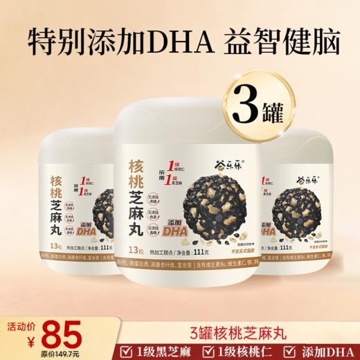 DHA核桃黑芝麻丸 111g  13粒/罐 商品图1
