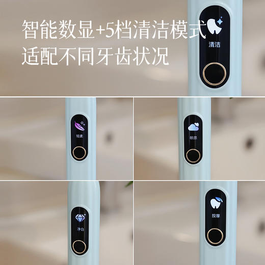 520护肤节【电动牙刷】杜邦细软刷毛不伤牙 高频声波震动深入清洁 IPX7级防水全身可水洗 出差/旅行携带更方便 商品图5