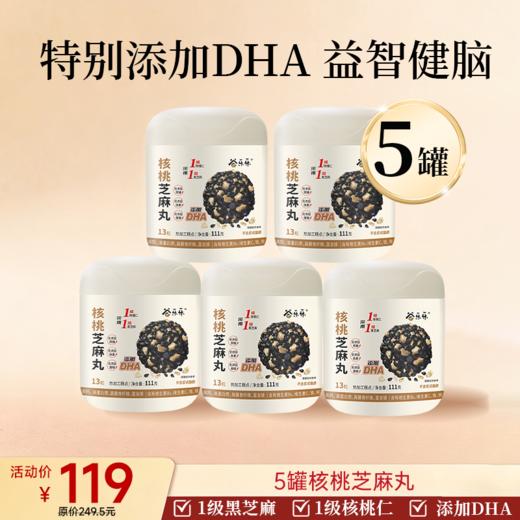 DHA核桃黑芝麻丸 111g  13粒/罐 商品图2