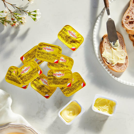MM 山姆 总统 法国进口淡味份装黄油 8g*32/64块 商品图1