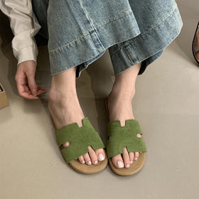 凯撒KAISER 女款H型拖鞋 办公室也能穿的优雅平底鞋 KS1011