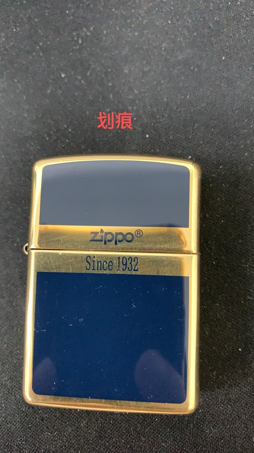 348031932169 Zippo 【王牌爆款】打火机煤油正版原装黄铜盔甲商标送男友生日圣诞礼物【蓝色】 商品图10
