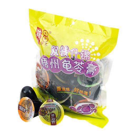 广西梧州特产双钱龟苓膏 袋装什锦啫喱杯360g*2袋 商品图6