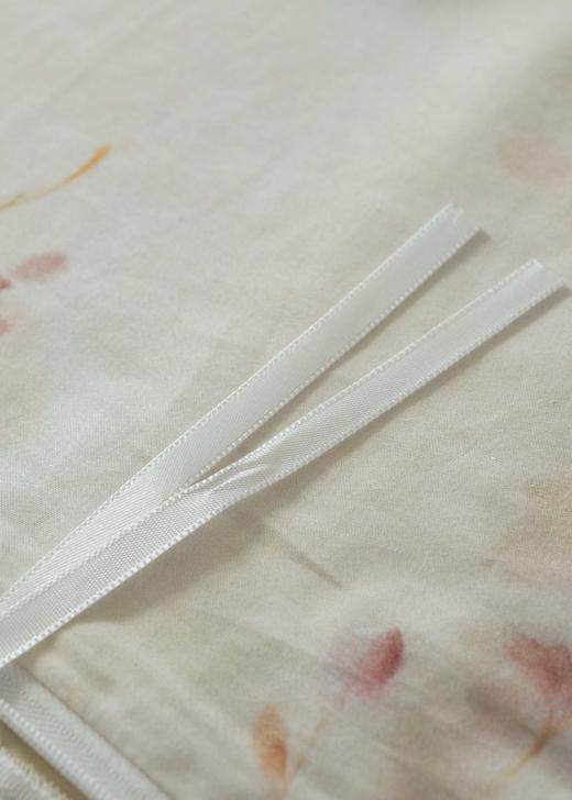 【蝶枝绣60S全棉】舒雅生活雅系列全棉印花四件套  60S全棉印花四件套 100%棉严选新疆大朵棉，全棉斜纹织造，手感柔滑 活性印染工艺，色彩饱满，层次丰富，环保舒适11010388/89 商品图5