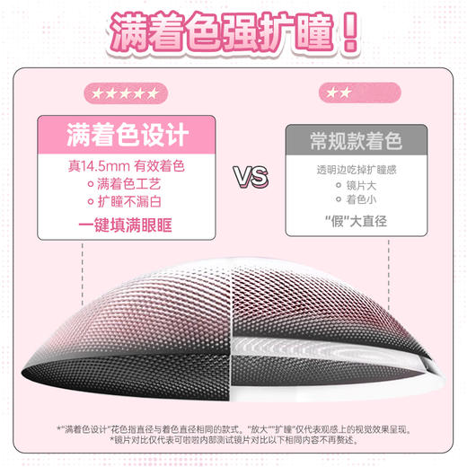 Kilala可啦啦BJD娃娃系列美瞳日抛女6片彩色隐形近视眼镜 商品图10