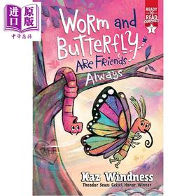 【中商原版】桥梁漫画 小虫子和蝴蝶1 Worm and Butterfly Are Friends Always 英文原版 儿童图画小说 彩图故事书 进口童书