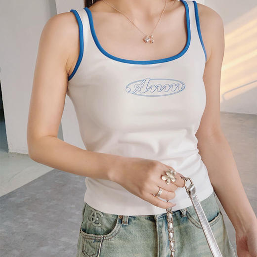 辣妹美式撞色修身显瘦吊带背心-纪念日百货门店同款171394833 商品图2