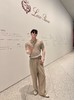 L/P同款亚麻松紧腰薄款直筒长裤 商品缩略图1