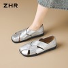 ZHR则则罗马凉鞋女2026夏季新款编织包头平底软底两穿懒人凉鞋女 商品缩略图5