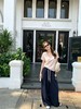 韩系！零压感天丝亚麻阔腿裤 商品缩略图4