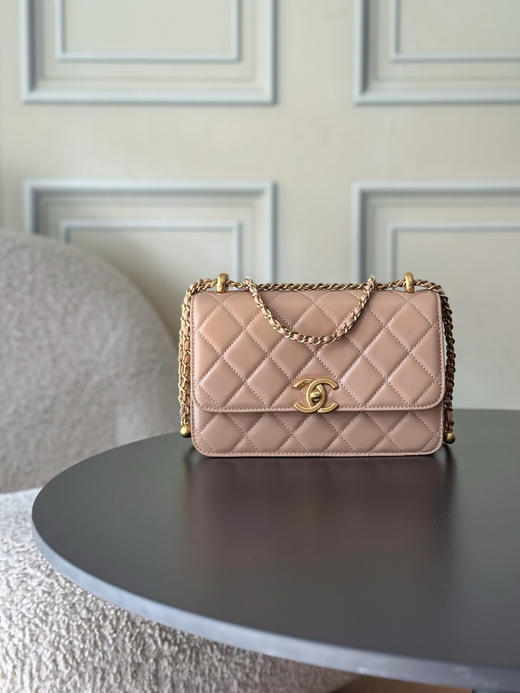 春季特惠💰1000 原单香奈儿 大号 新款双金珠WOC到货AS2649 商品图0