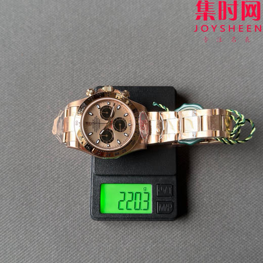 CBD配重版 劳力士宇宙计型迪通拿计时系列 全玫金 贝嫂钢带款 重量210克+ 迪通拿配重版 4130一体机 男士腕表 商品图8