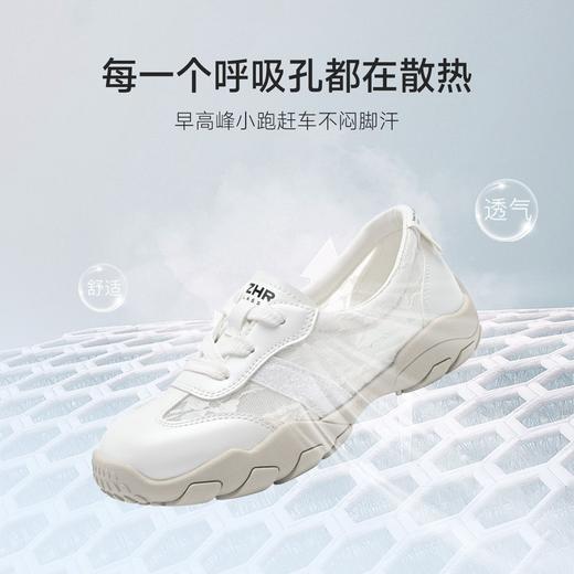 ZHR软底复古运动休闲鞋女2026夏新款网面透气阿甘鞋百搭德训鞋女 商品图7