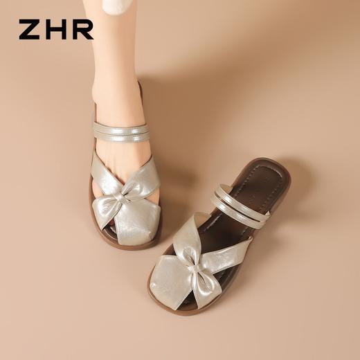 ZHR则则法式包头拖鞋外穿轻便2026夏季新款百搭凉鞋甜美女鞋通勤 商品图7