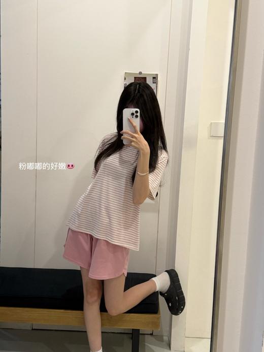  Ca*iKe*n  宅家的快乐  欧尼条纹套装 商品图4