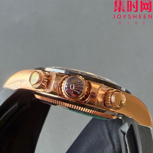 CBD配重版 劳力士宇宙计型迪通拿计时系列 全玫金 冰糖T钻 胶带款 重量150克+ 迪通拿配重版 4130一体机 男士腕表 商品图4