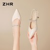 ZHR则则时尚方钻镂空尖头凉鞋2026夏季新款轻便百搭舒适玛丽珍鞋 商品缩略图6