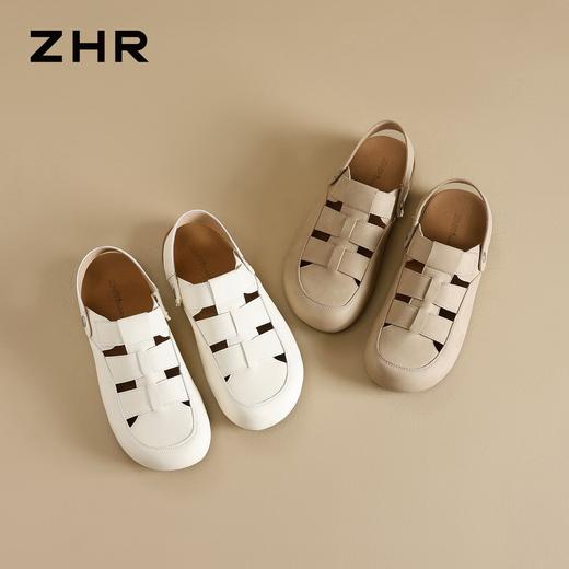 ZHR则则潮流时尚罗马凉鞋2026新款内增软底沙滩鞋ins百搭透气女鞋 商品图5