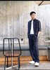 L/P同款亚麻松紧腰薄款直筒长裤 商品缩略图4