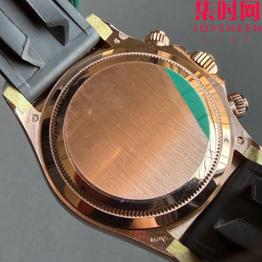 CBD配重版 劳力士宇宙计型迪通拿计时系列 全玫金 冰糖T钻 胶带款 重量150克+ 迪通拿配重版 4130一体机 男士腕表 商品图5