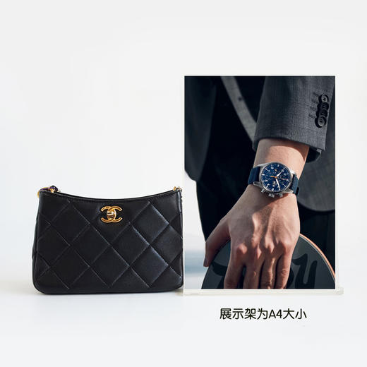 【95新】CHANEL香奈儿AS4859 B16574 94305 24S黑金双珍珠汤圆hobo链条包单肩包女士 040526AK10 商品图9